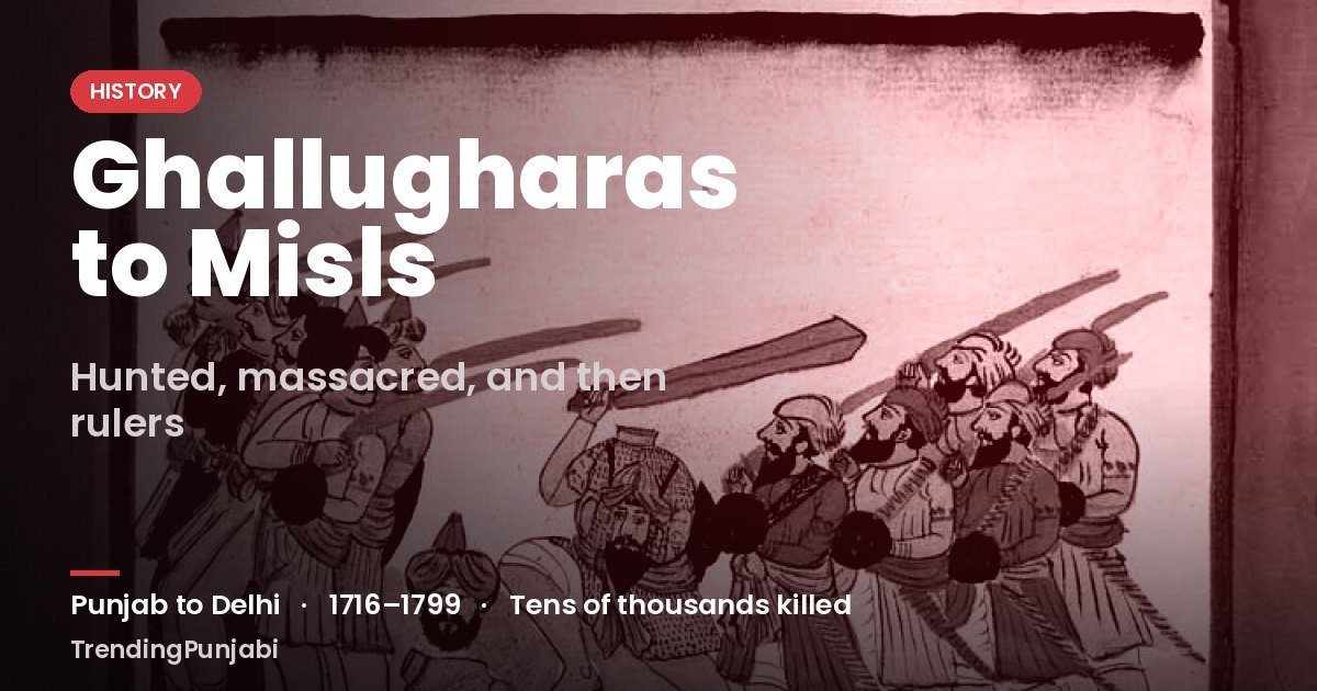 The Ghallugharas and the Misls: How the Sikhs Survived Two Massacres and Rode Into the Red Fort
