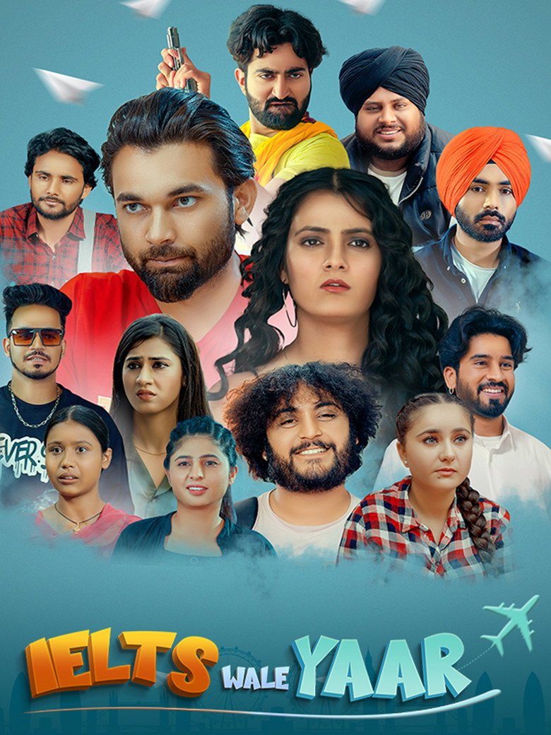 IELTS Wale Yaar (2024) Punjabi Movie Poster