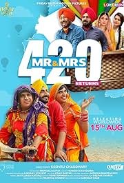 Mr & Mrs 420 Returns (2018) Punjabi Movie Poster