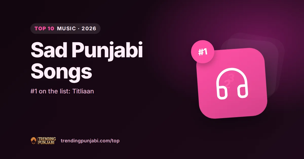 Sad Punjabi Songs — The Heartbreak Playlist