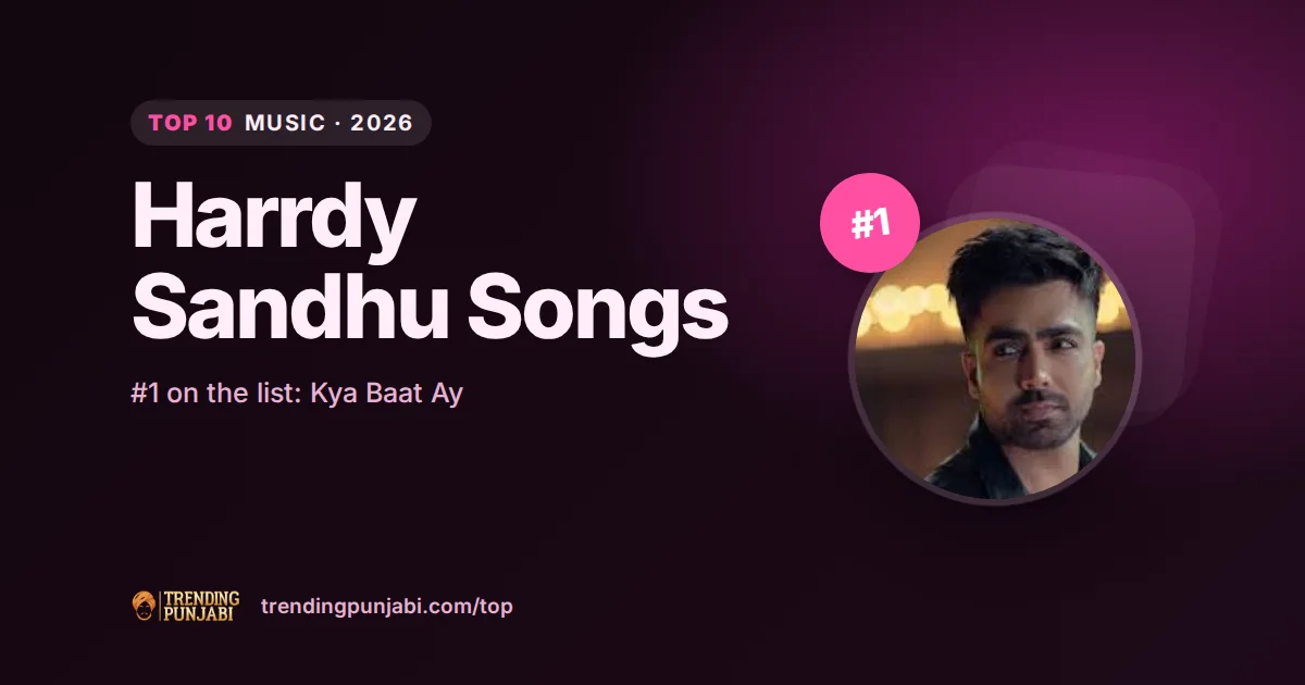 Top 10 Harrdy Sandhu Songs