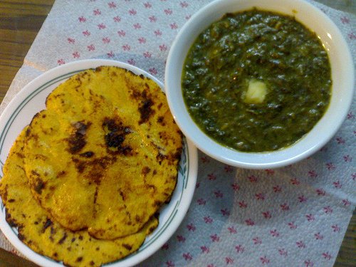 Sarson Da Saag with Makki Di Roti