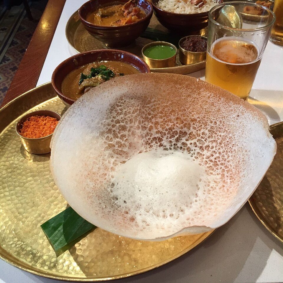 Appam with Stew